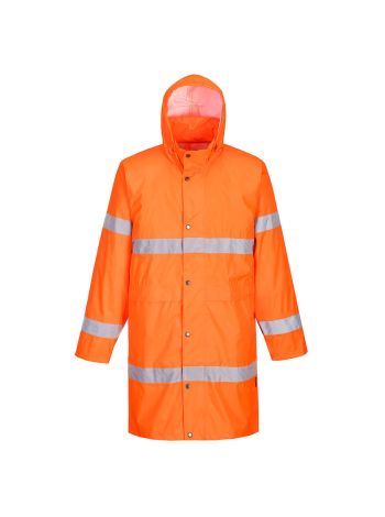 Hi-Vis Coat 100cm, 4XL, R, Orange