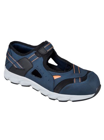 Portwest Compositelite Safety Tay Sandal S1P, 41, U, Blue
