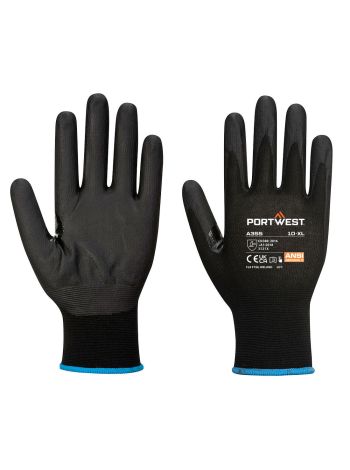 NPR15 Nitrile Foam Touchscreen Glove PK12, L, R, Black