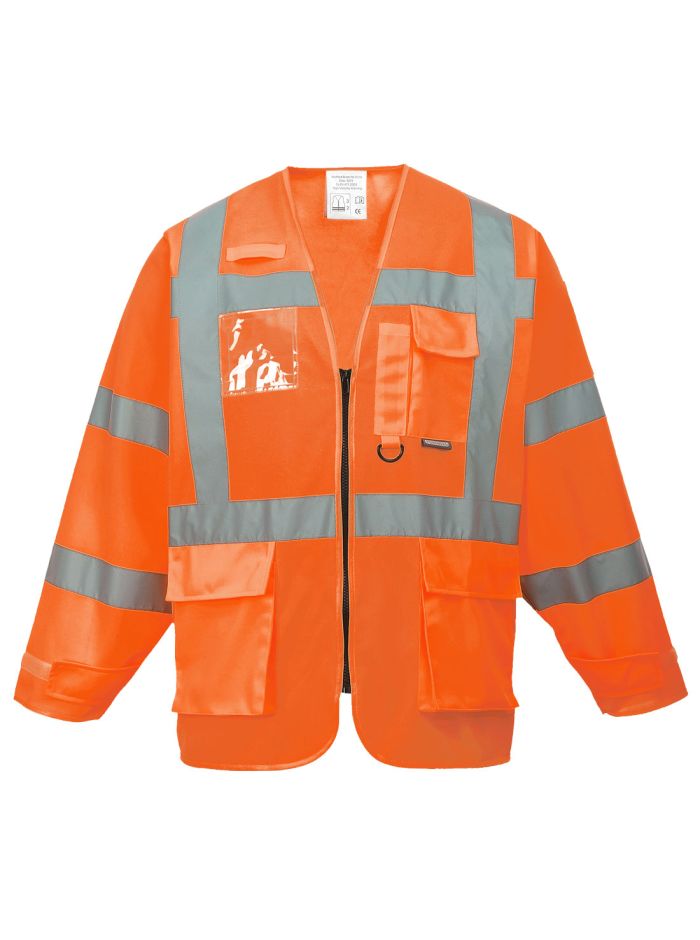 Hi-Vis Executive Jacket, XXXL, R, Orange