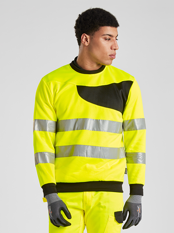 PW2 Hi-Vis Crew Neck Sweatshirt