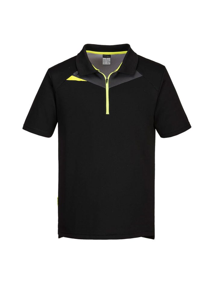 DX4 Polo Shirt S/S, L, R, Black