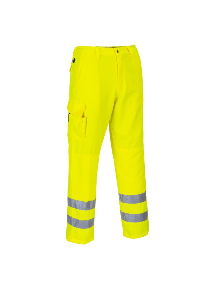 Hi-Vis Combat Trouser, 4XL, R, Yellow