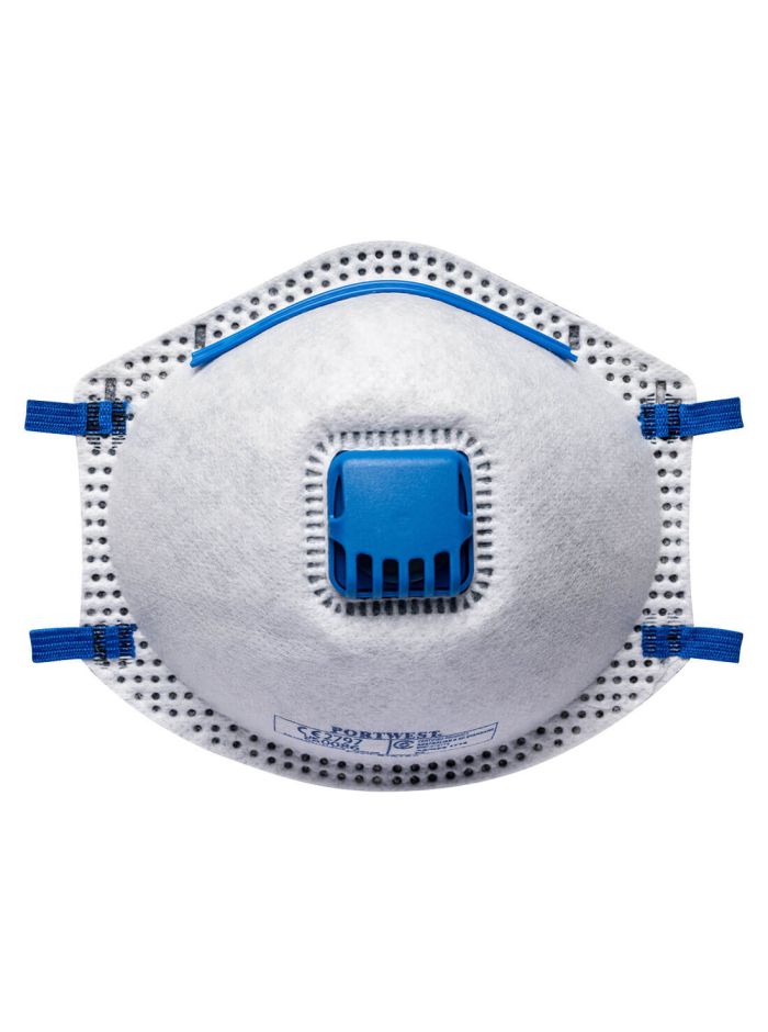 FFP2 Carbon Valved Respirator, , R, White
