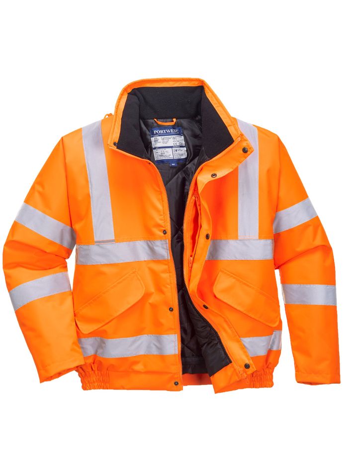 Hi-Vis Bomber Jacket RIS, 4XL, R, Orange