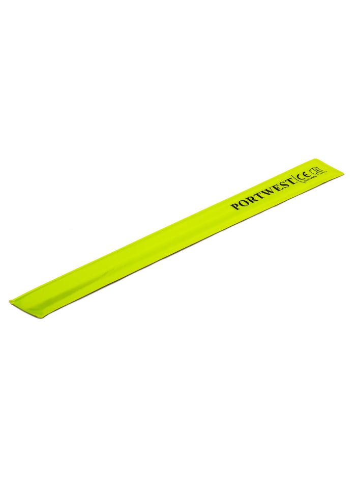 Reflective Slap Wrap Band 41 x 4cm, , R, Yellow